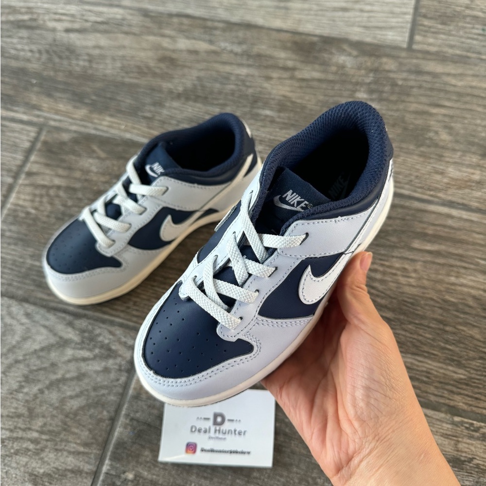 Brand New Nike Dunk Low Toddler Shoes “Midnight Navy” - Picture 11 of 13